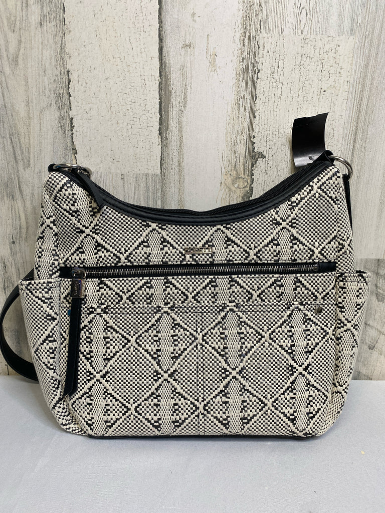 Rosetti Black/White Crossbody