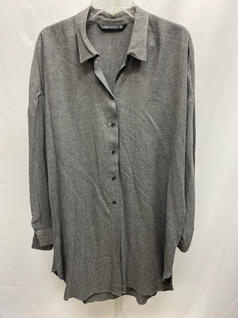 Size XL Zara Gray Long Sleeve Dress