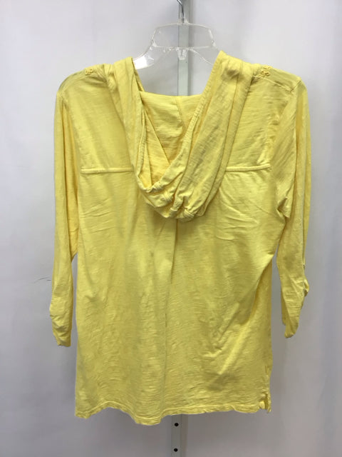 Sonoma Size Medium Yellow 3/4 Sleeve Top