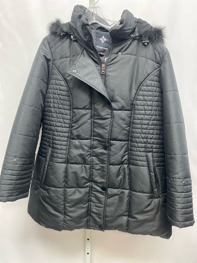 Size 1X Weather Tamer Black Coat