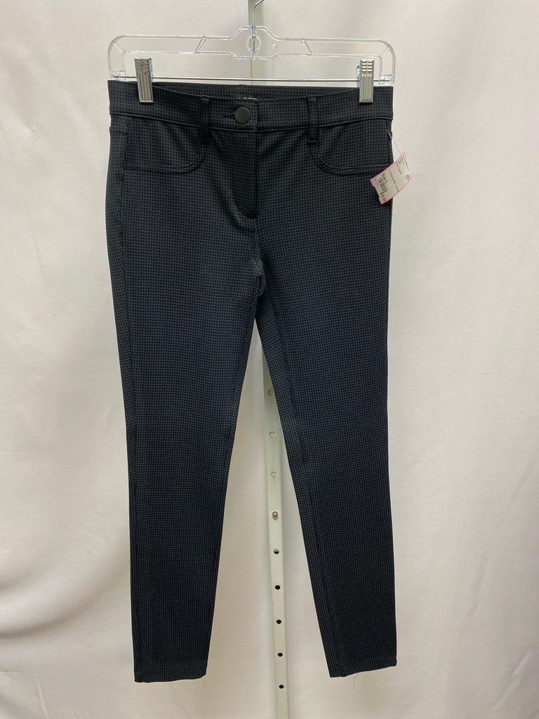 LOFT Size 0 Black Checked Pants