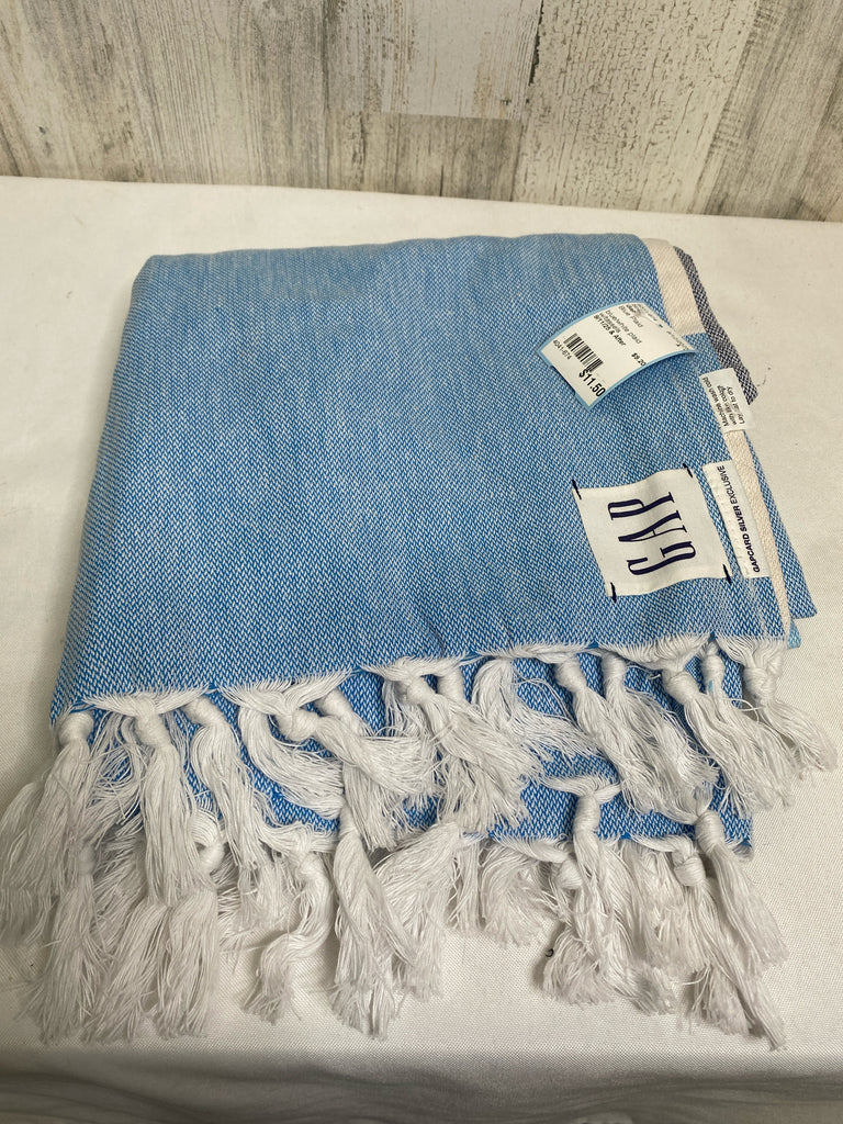 Gap Blue Plaid Scarf