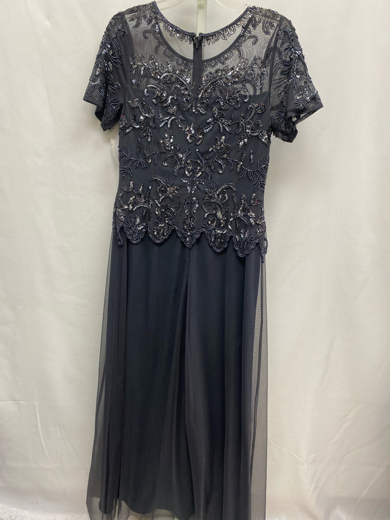 Size 12 Oleg Cassini Gray Special Occasion