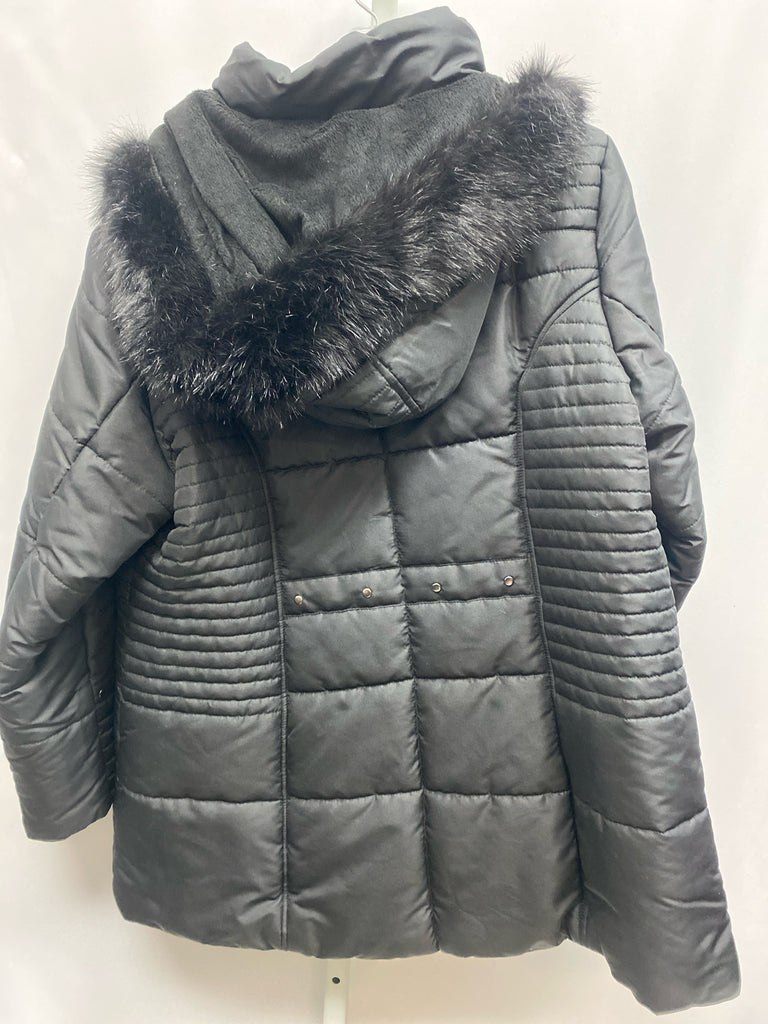 Size 1X Weather Tamer Black Coat