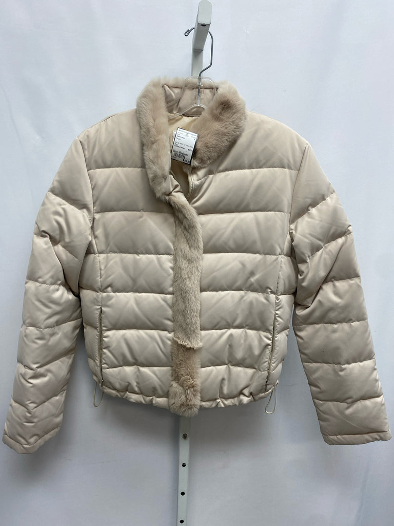 Calvin Klein Size Medium Taupe Coat