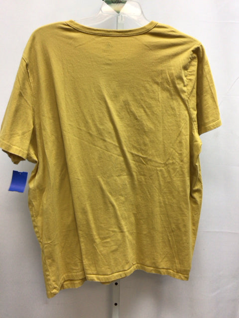 Disney Size XLarge Mustard Short Sleeve Top