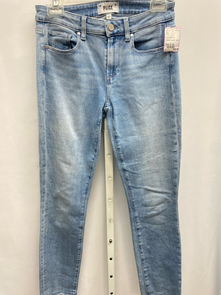 Paige Size 27 (4) Denim Jeans