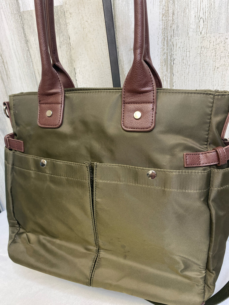 Signature Army Green Tote