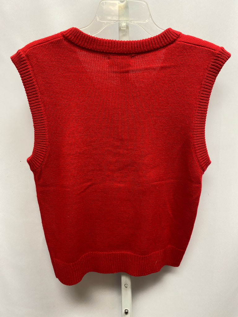 Poof Size Large Red Vest/Top