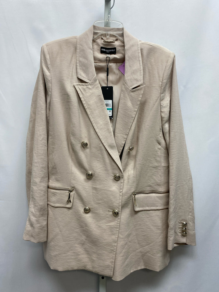 Karl Lagerfeld Size 16 Tan Jacket/Top