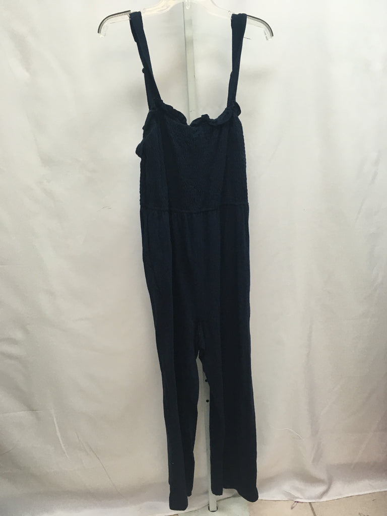 Size 1X Skies are blue Navy Jumpsuit
