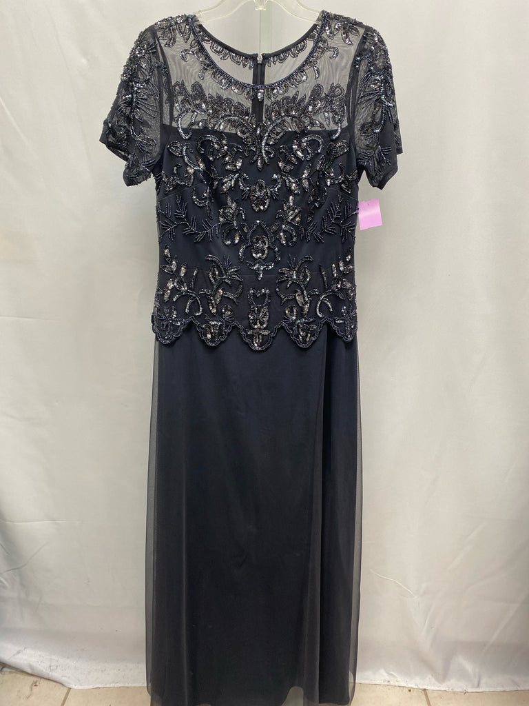 Size 12 Oleg Cassini Gray Special Occasion