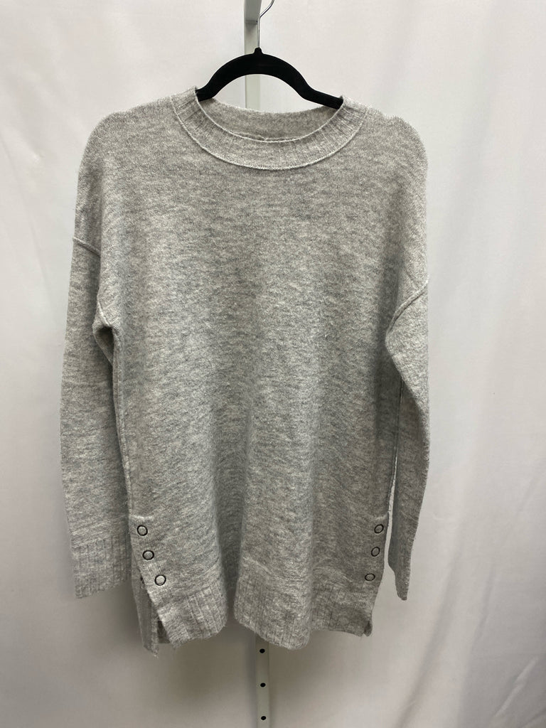 Caslon Size Small Gray Heather Long Sleeve Sweater