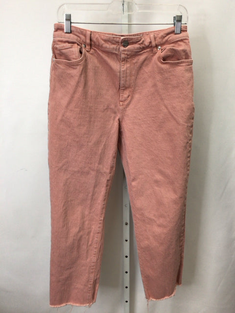 LOFT Size 27 (4) Pink Crop/Capri