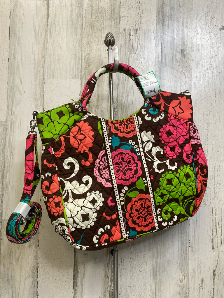 Vera Bradley Brown Floral Crossbody
