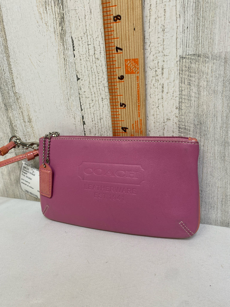 Coach Pink Designer Wristlet