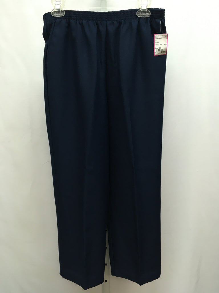 Size 10P Alfred Dunner Navy Pants