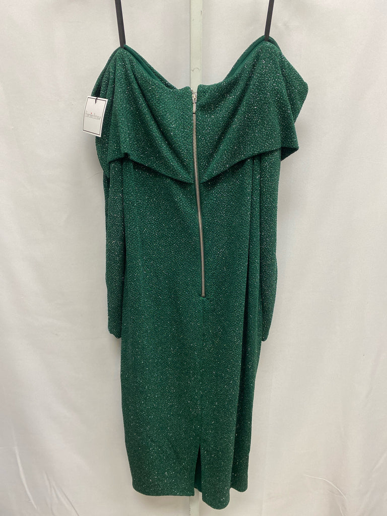 Size 16 Premier Amour Green Long Sleeve Dress