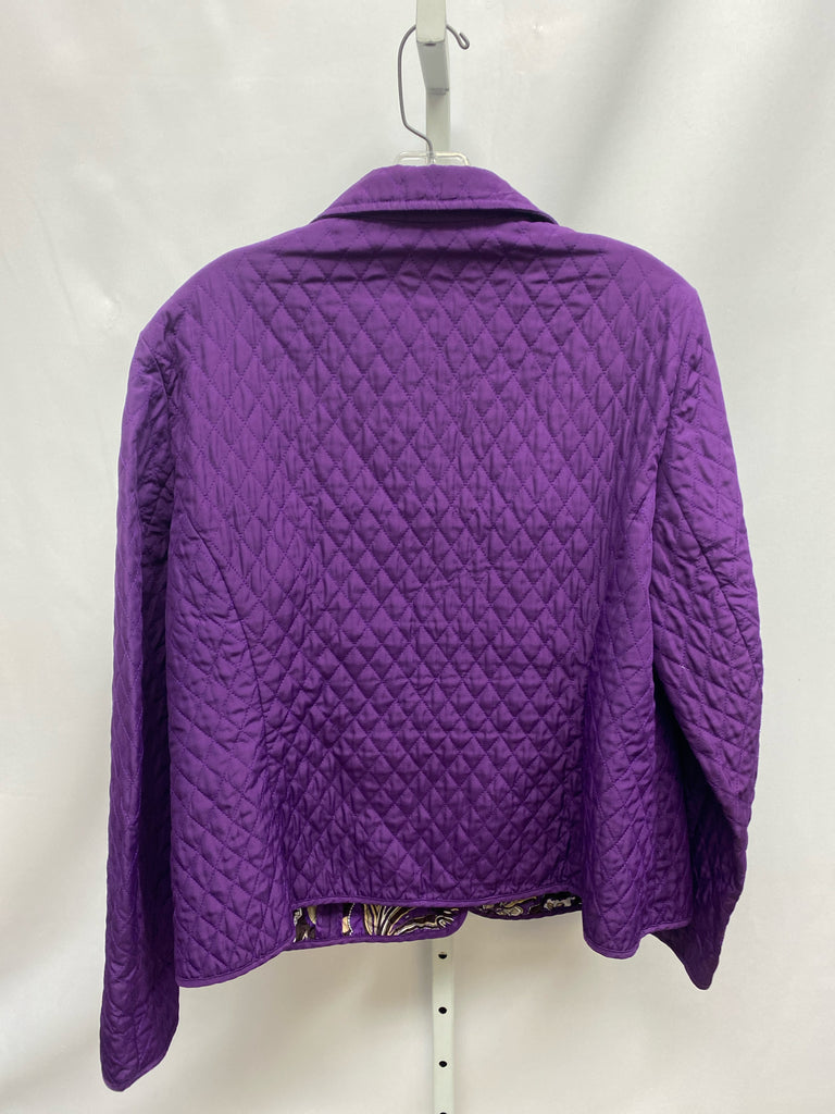 Size 18 Briggs New York Purple Jacket/Outerwear