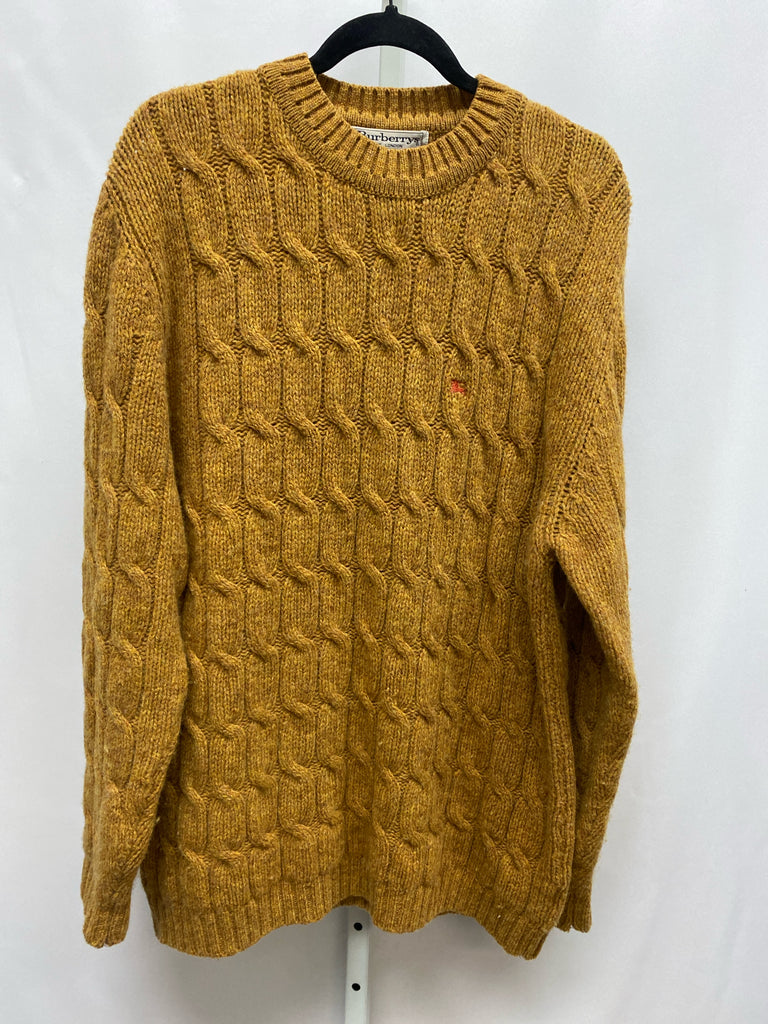 Burberry Size Medium Mustard Designer Top