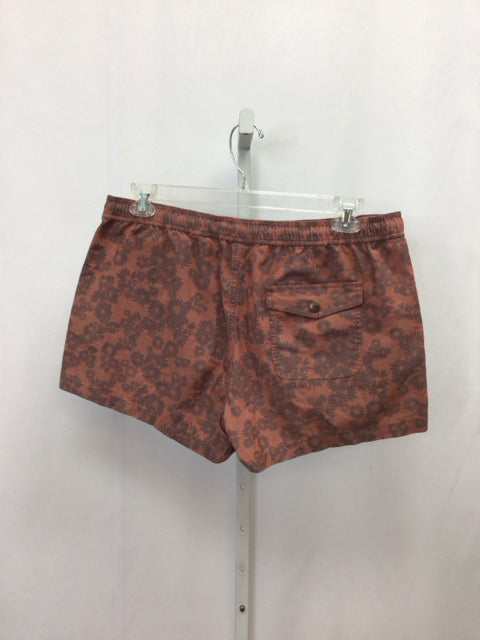 Toad&Co Size Large Rust Print Shorts