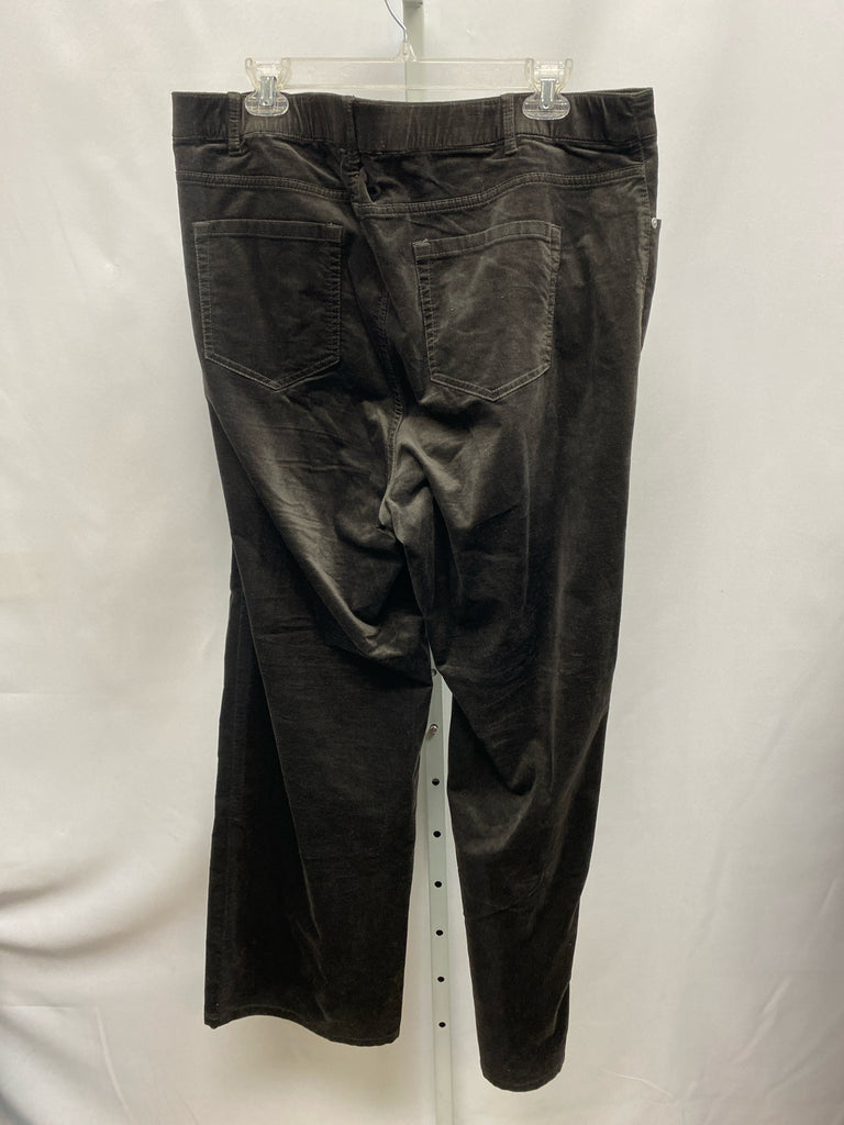 J.Jill Size 20 Brown Pants