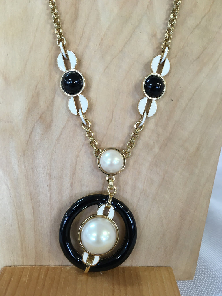 Talbots Black/Gold Necklace