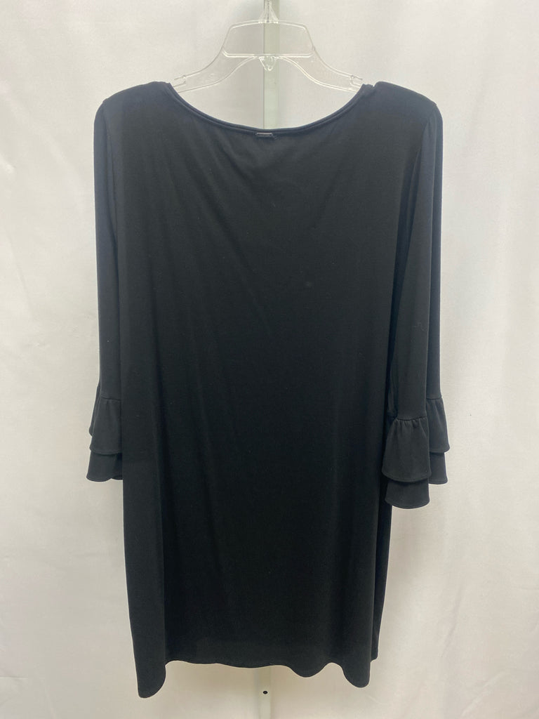 Size Large WHBM Black Long Sleeve Dress