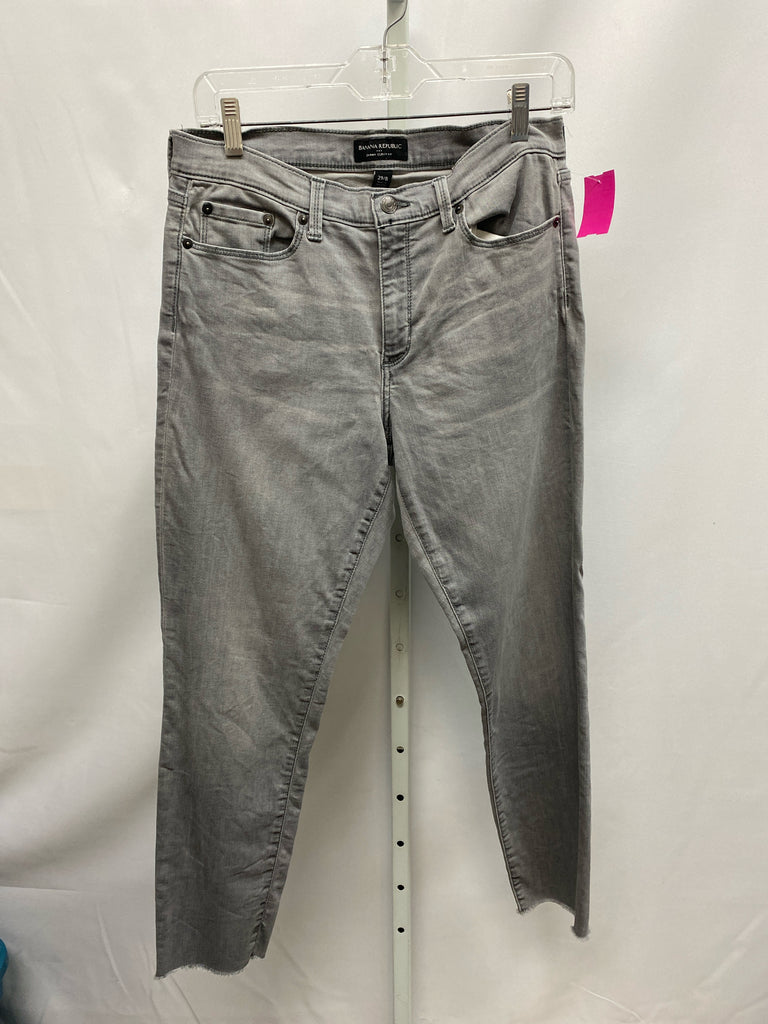 Banana Republic Size 29 (8) Gray Denim Jeans