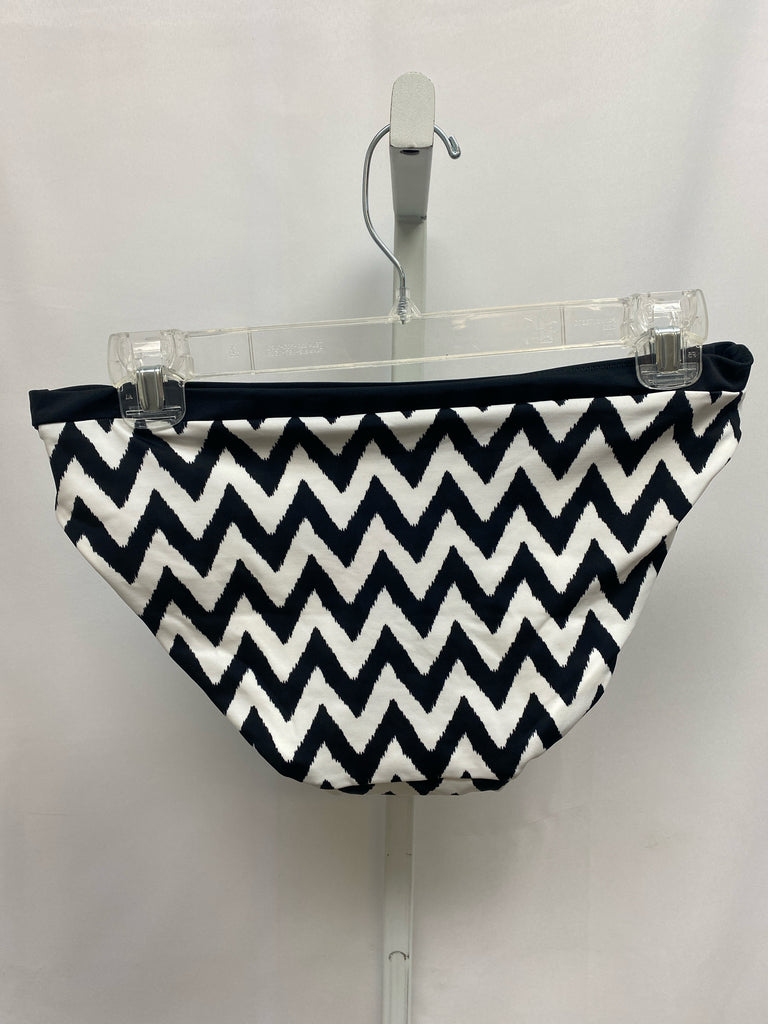 Size Small Black/White Swimsuit Bottom Only