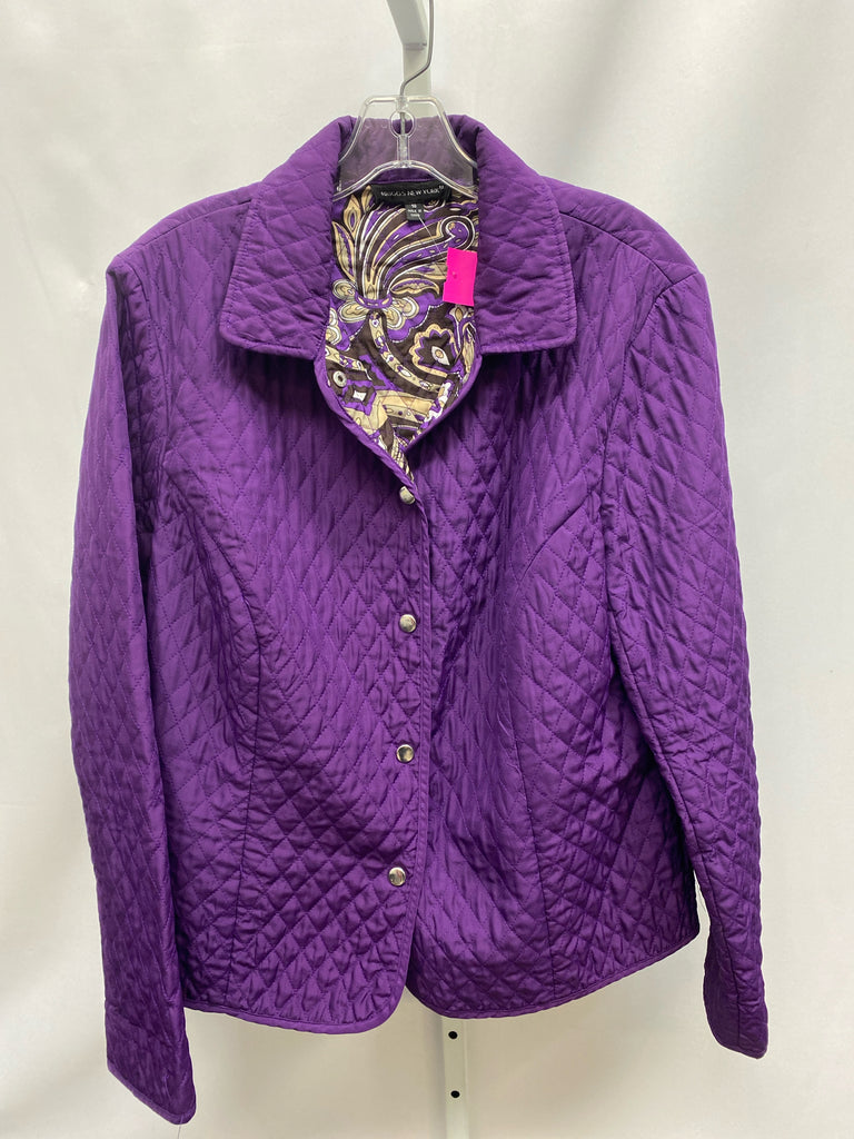 Size 18 Briggs New York Purple Jacket/Outerwear