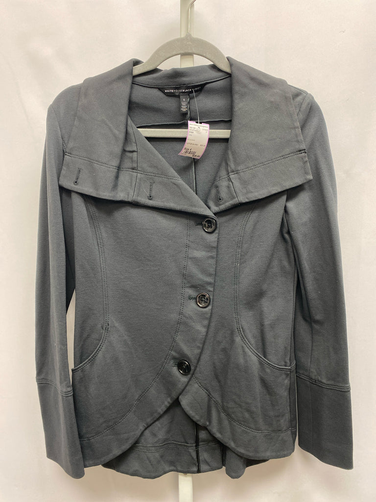 WHBM Size 4 Gray Jacket/Outerwear