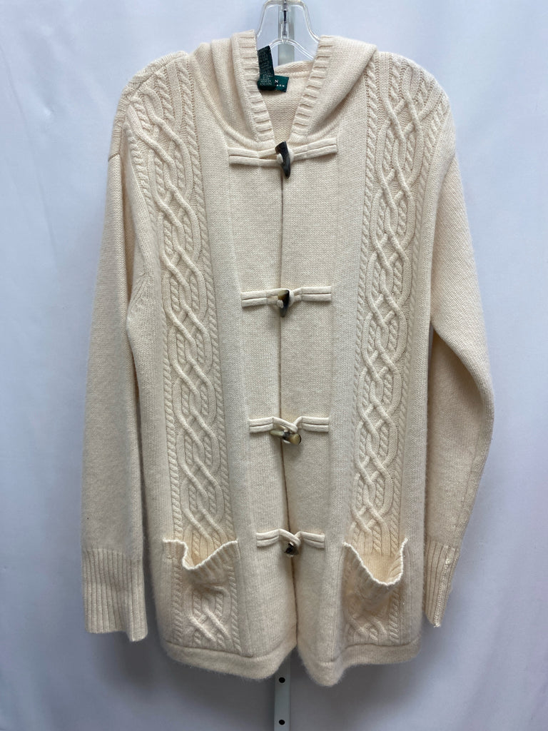 lauren Size XL Cream Cardigan