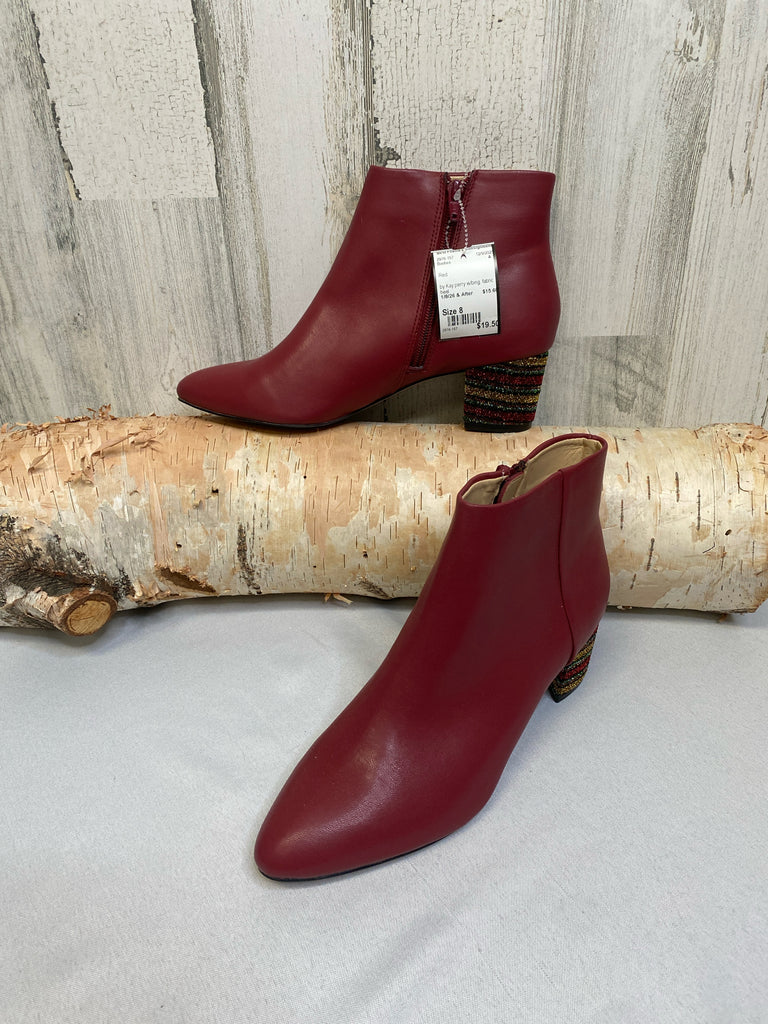 Size 8 Red Booties