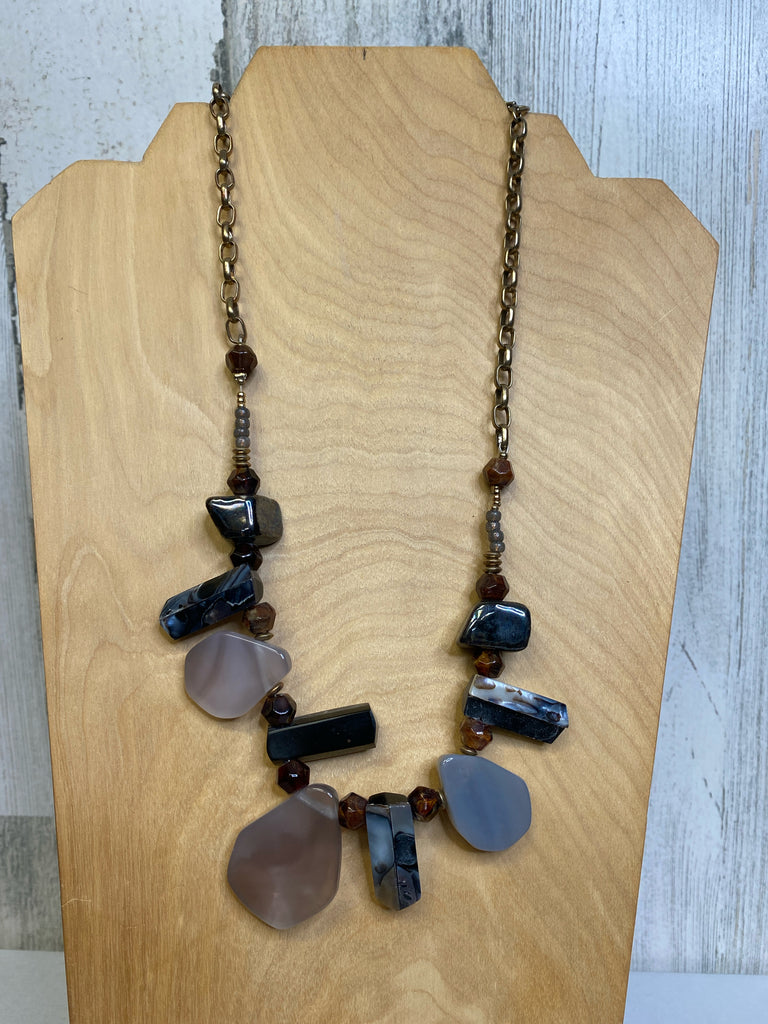 Chico's Gray/Black Necklace