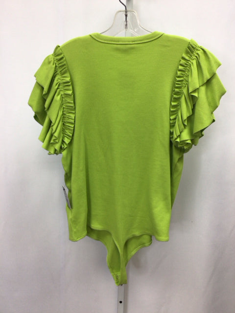 Express Size XLarge Lime Green Bodysuit