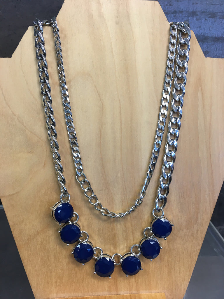 Cookie Lee Blue Necklace