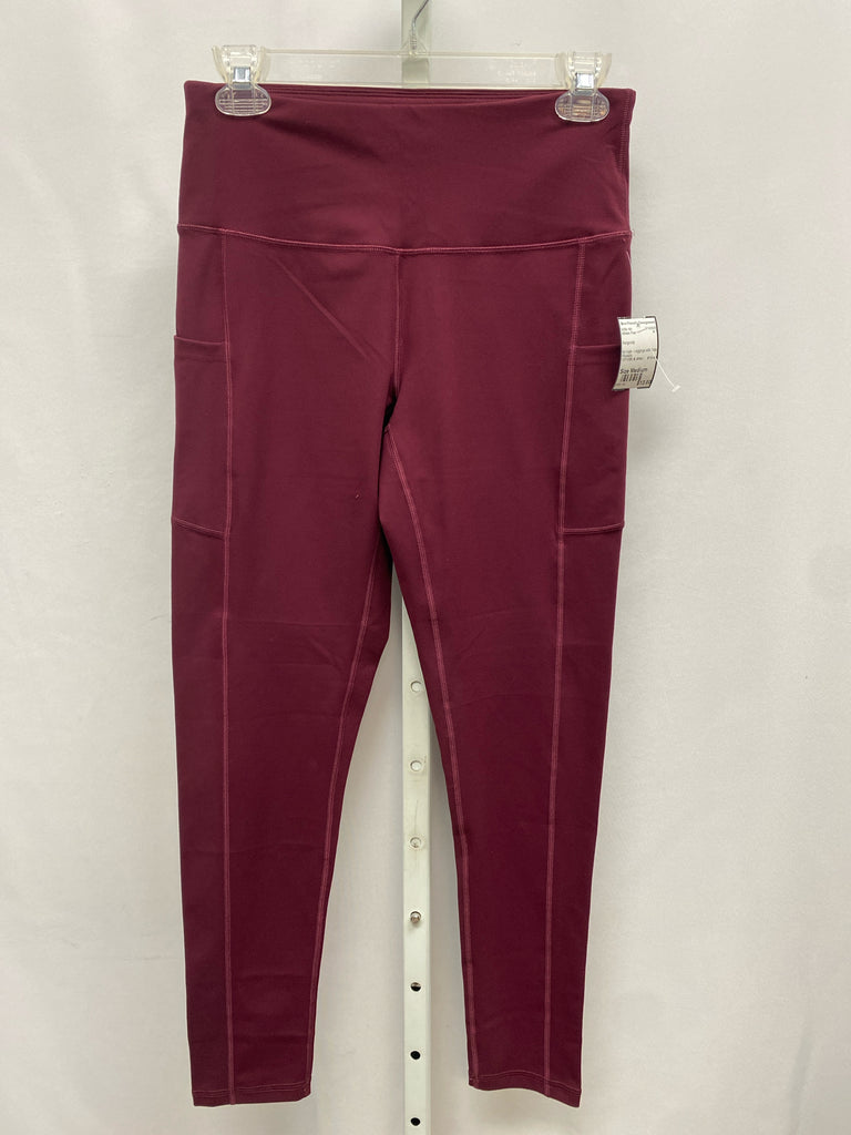 Size Medium Burgundy Athletic Pant