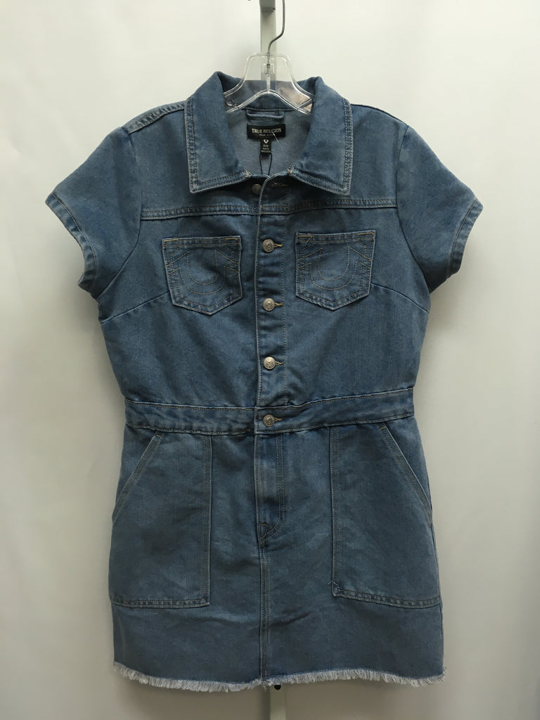 true religion denim dress Size Medium Short Sleeve Dress style:A-line your way Velvet Ocean Topshop | Dresses |