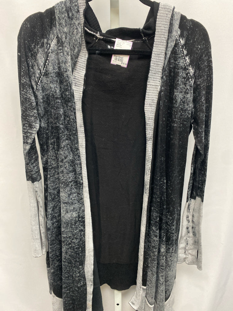 Blanc Noir Size Small Black/Gray Cardigan