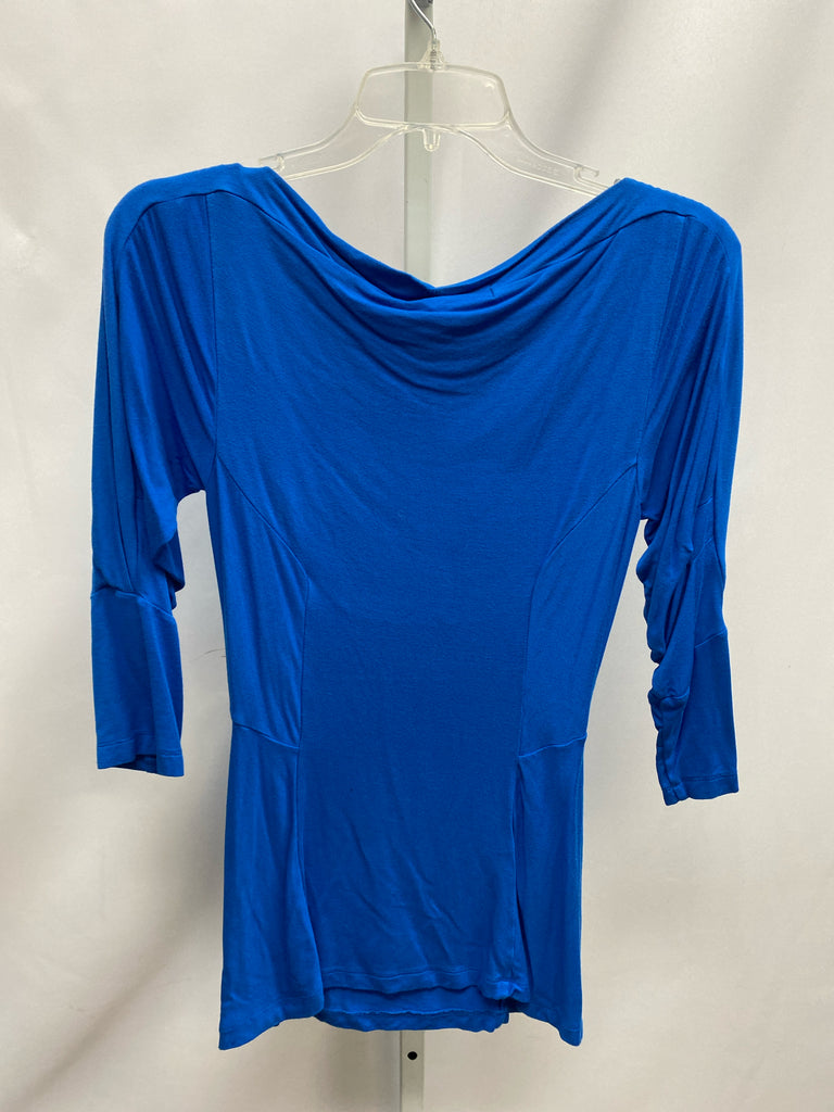 BCBGmaxazaria Size XS Blue 3/4 Sleeve Top