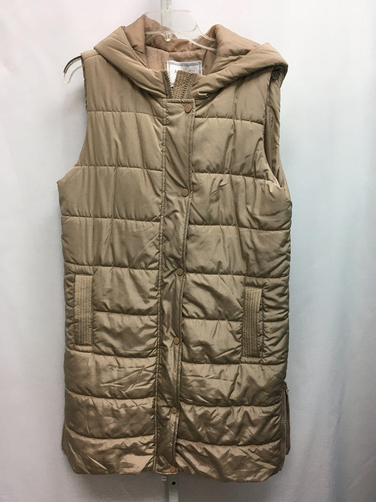 Ashley Size Large Taupe Vest/Outerwear