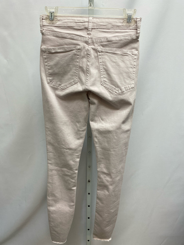 Topshop Size 28 (6) Blush Jeans