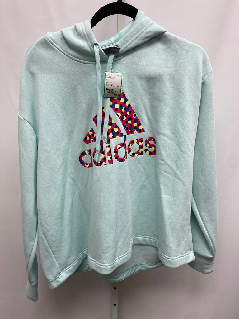 Adidas Size 2X Mint Hoodie