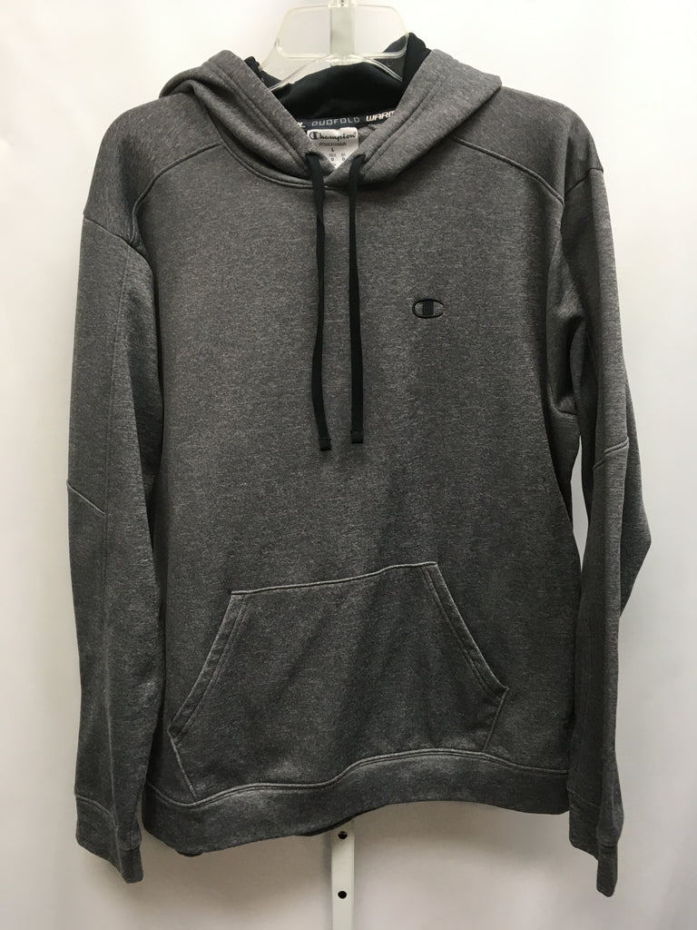Champion Size Large Gray Heather Hoodie