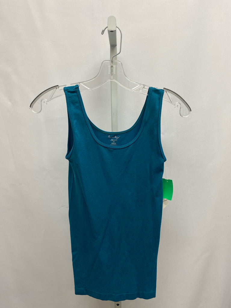 Charlie Paige Size S/M Teal Sleeveless Top