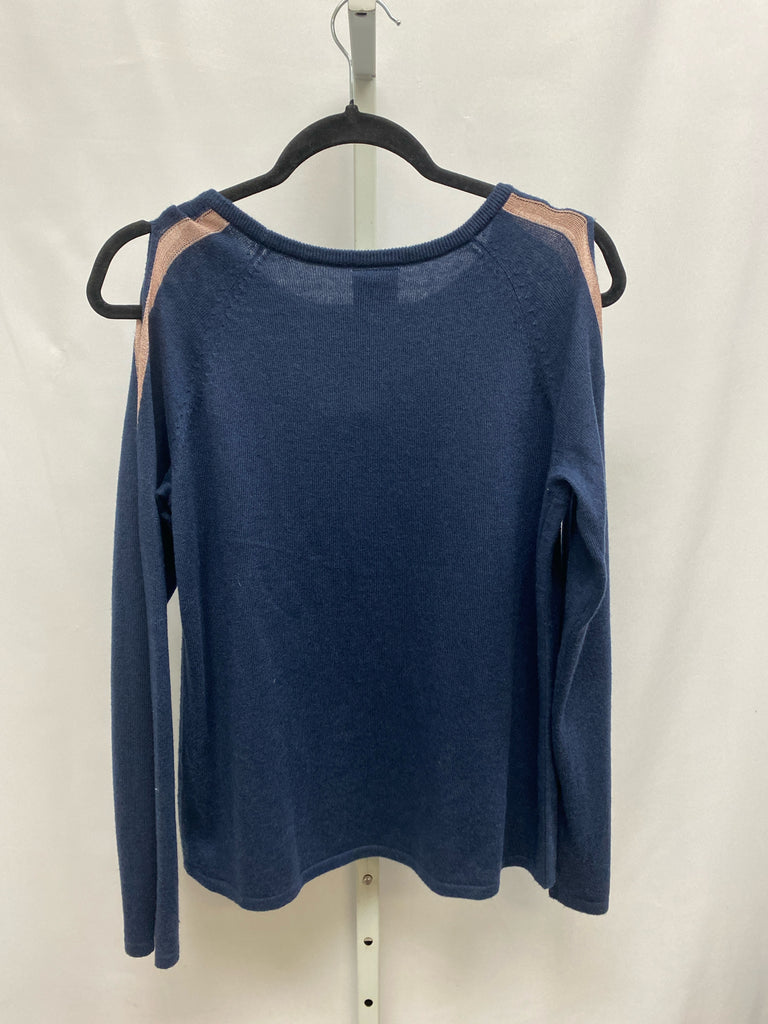 Bobeau Size Small Navy Cold Shoulder