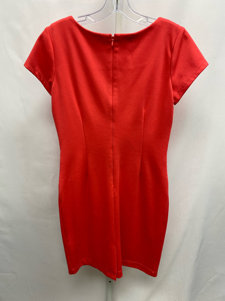 Size 4 Ellen Tracy coral Short Sleeve Dress