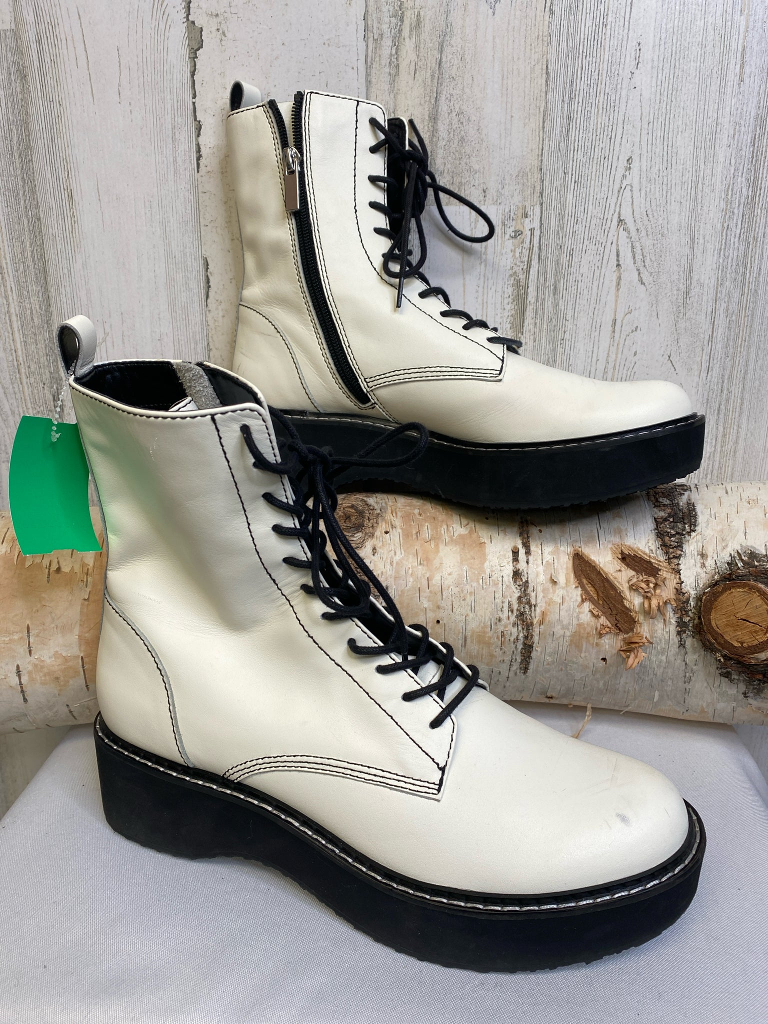 Dolce vita white combat boots shops