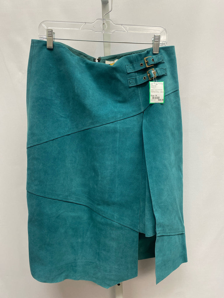 Leifsdottir Size 14 Green Skirt